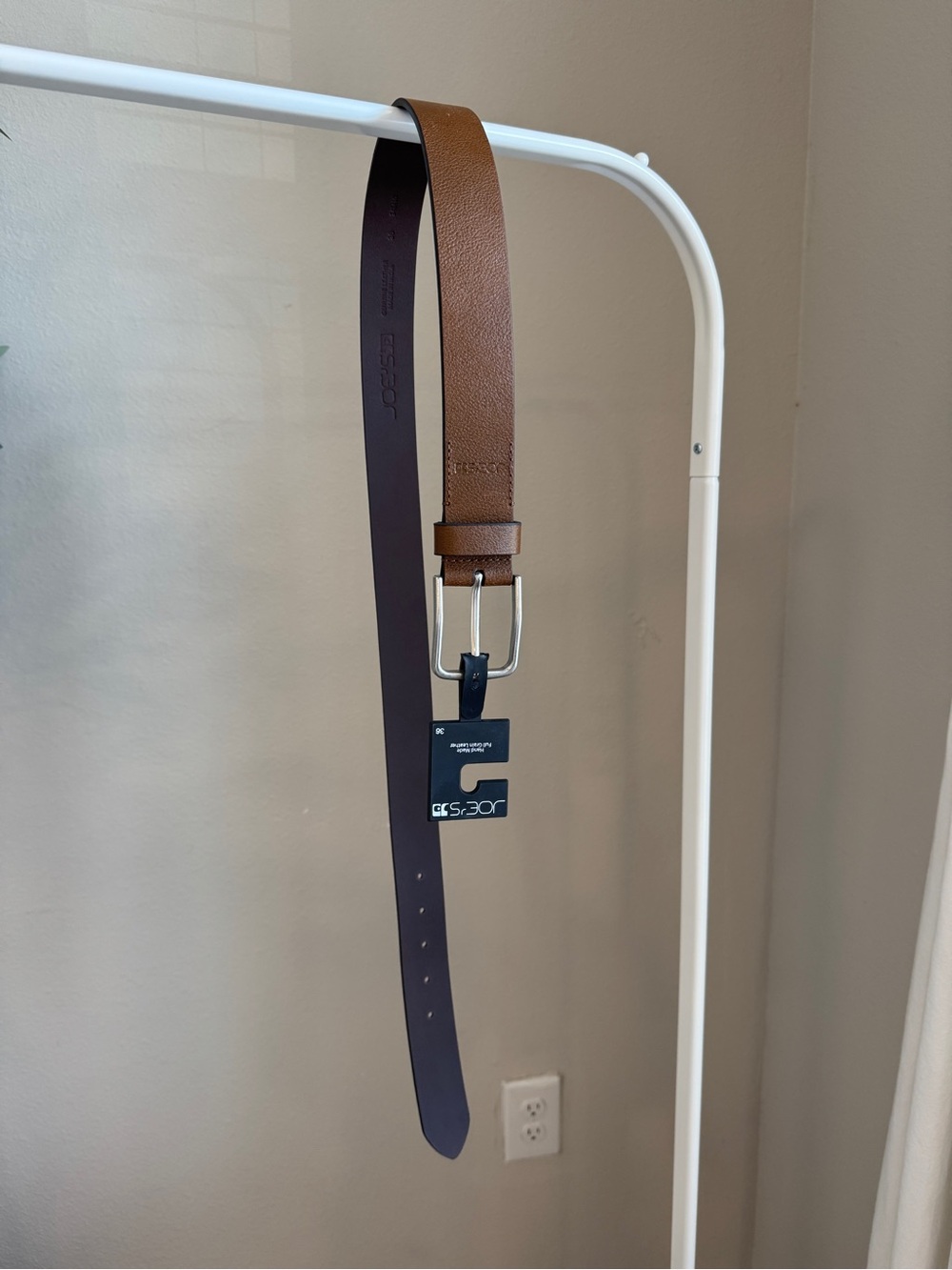 Joe’s Men's Brown Leather Belt Size 36